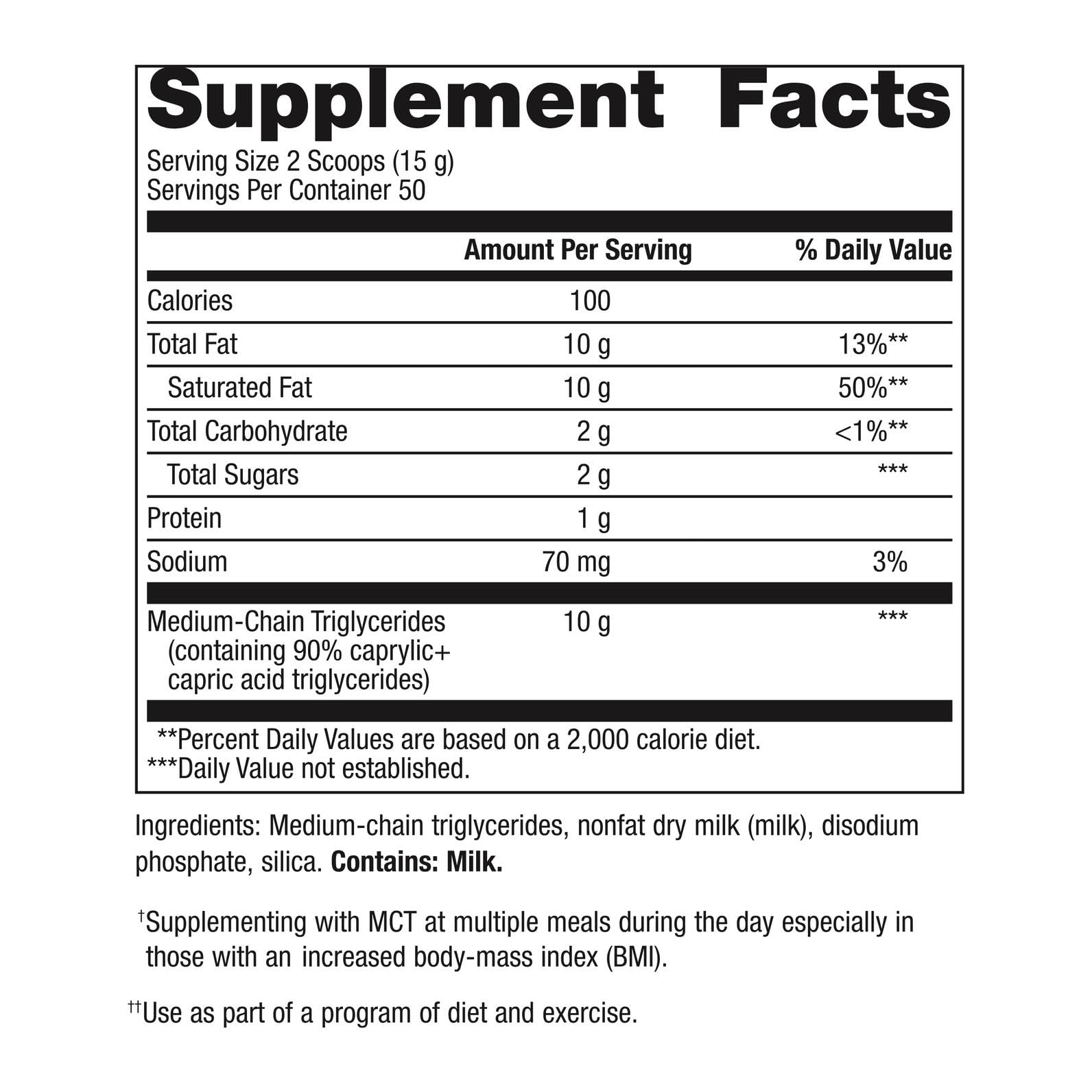 Metagenics MCT Powder added to coffee for a keto-friendly morning ritual