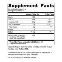 Metagenics MCT Powder added to coffee for a keto-friendly morning ritual