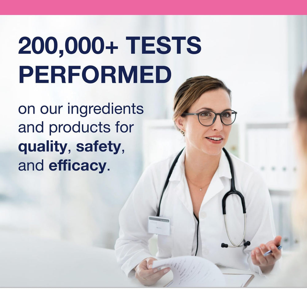 Daily-use scene with bottle on kitchen counter for routine supplementation