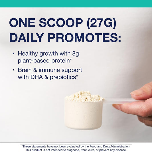 MetaKids prebiotics and DHA in a glass support daily brain and immune wellness.