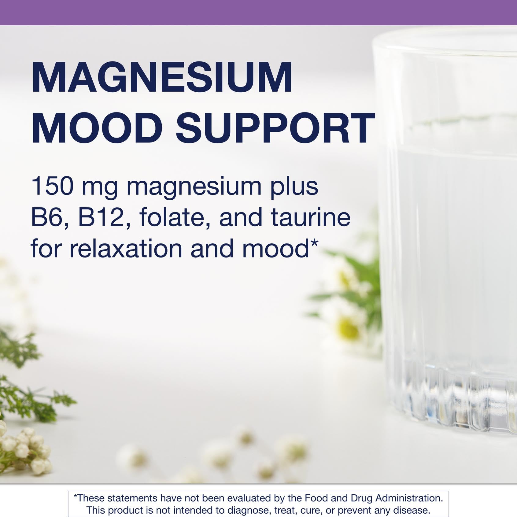 Metagenics MetaRelax serving scoop showing convenient daily magnesium serving
