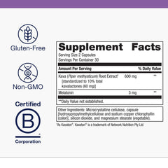 MetaSleep ingredients like ashwagandha, chamomile, and magnesium for calm evenings.