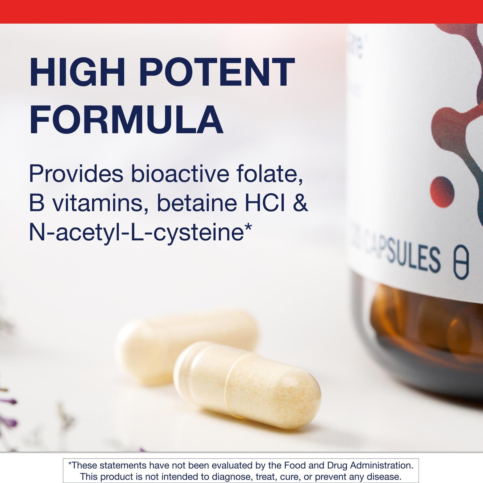 Metagenics MethylCare label detail emphasizes non-GMO and gluten-free quality.