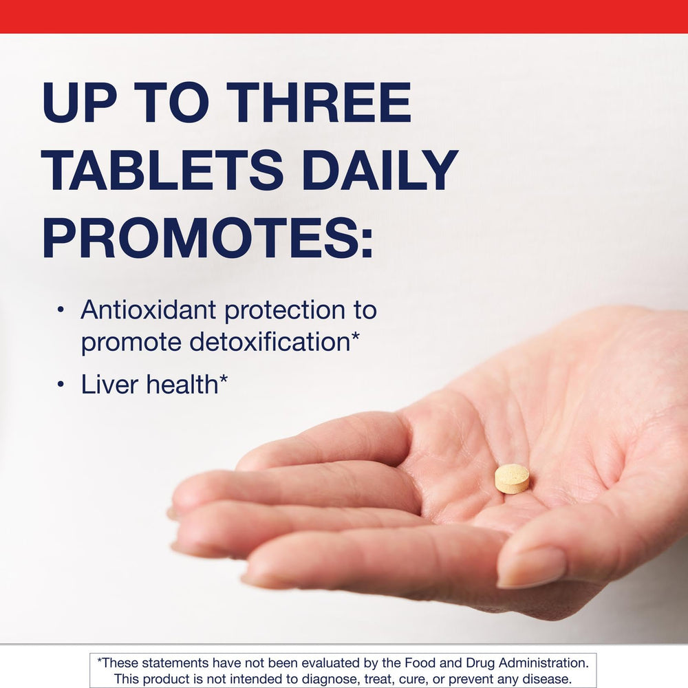 Metagenics Milk Thistle extract label highlighting potency and ingredients.
