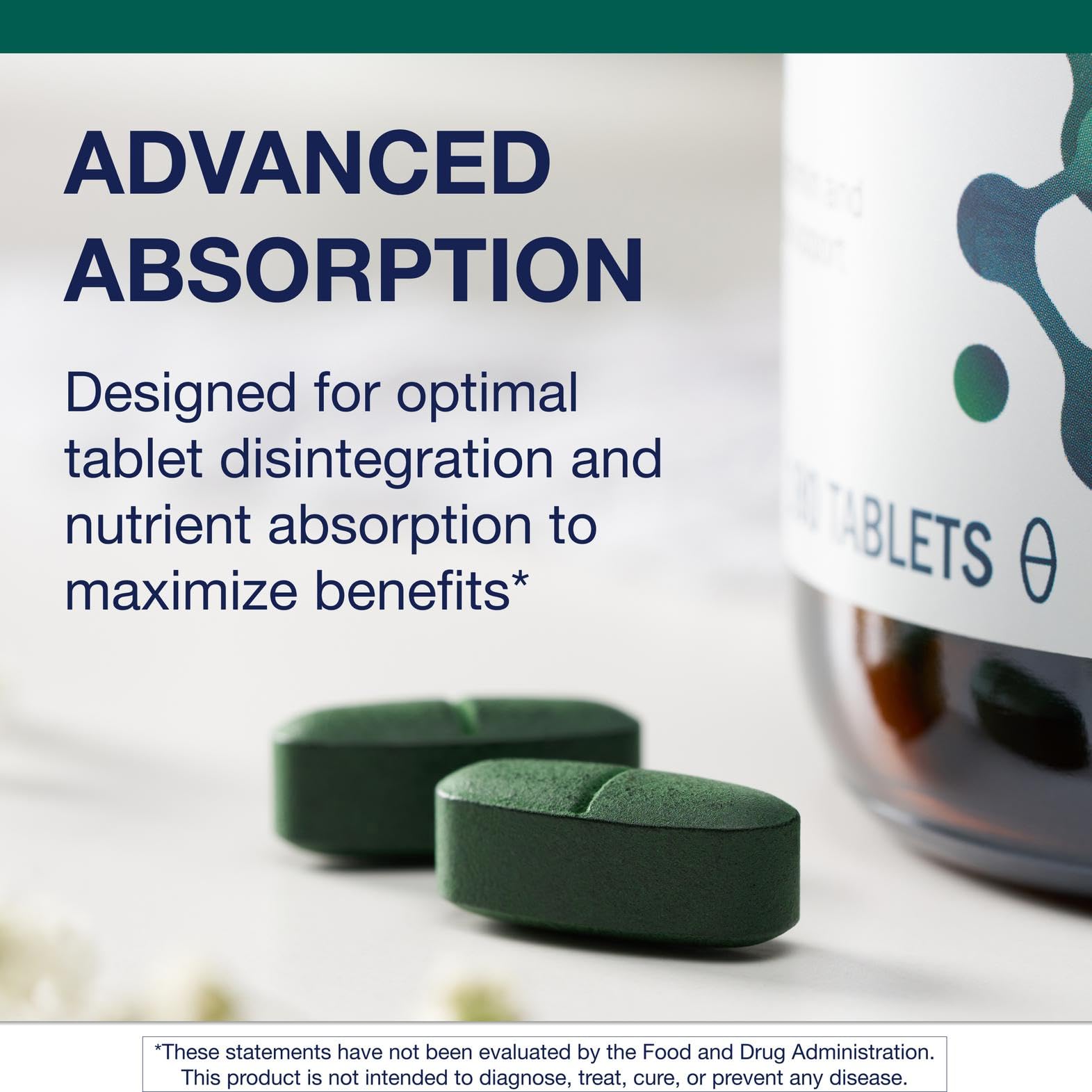 Tablets being poured from the Metagenics bottle for quick-use daily wellness