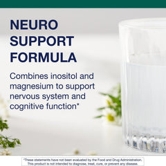 Metagenics Myo-Inositol Plus packaging front view highlighting vegan formula.