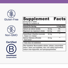 Metagenics MyoCalm valerian root image hints at sleep-friendly herbal blend