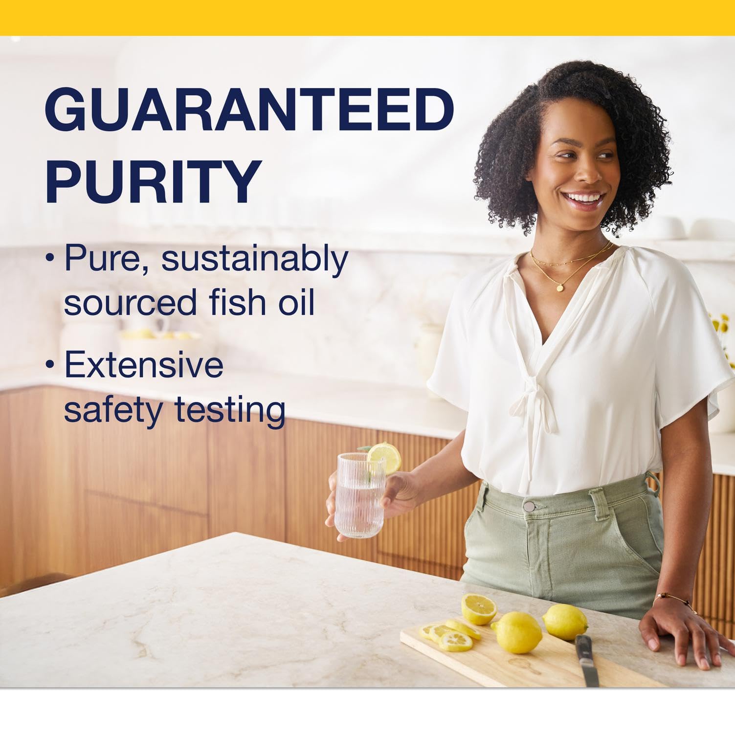 Metagenics non-GMO gluten-free label shown on bottle for clean formula.
