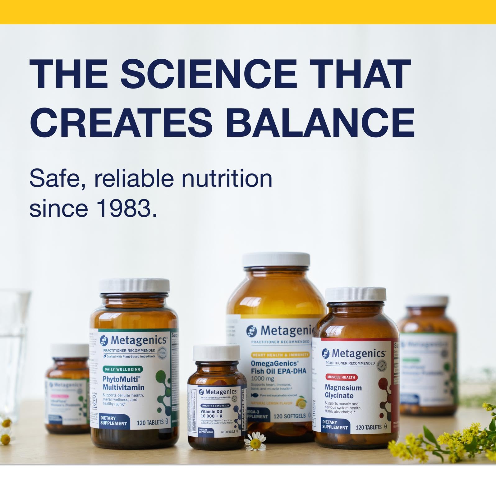 Metagenics OmegaGenics heart and immune support from omega-3s