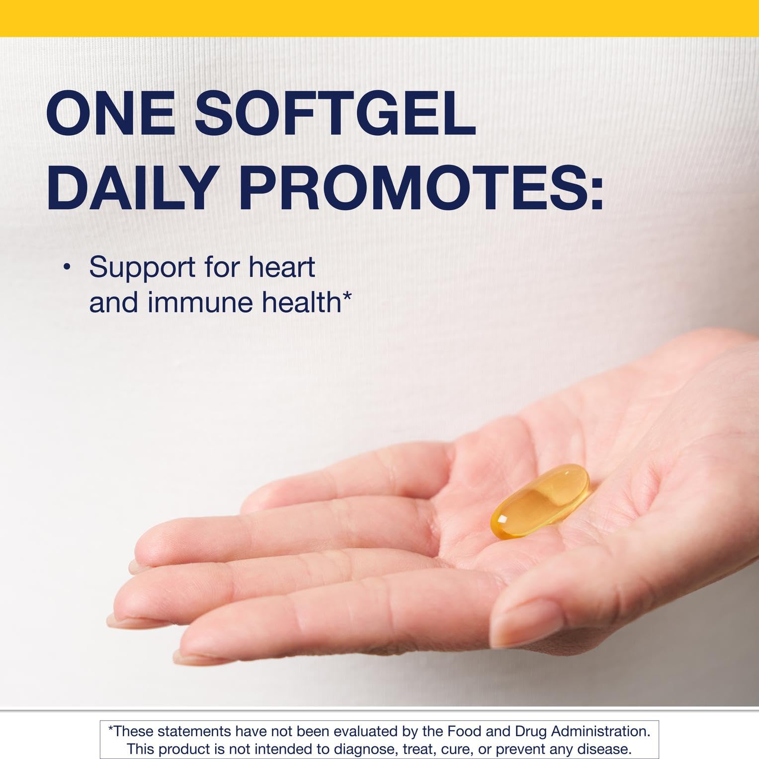 Metagenics OmegaGenics Mega 10 softgels close-up for easy daily use