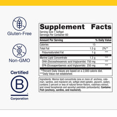 Metagenics OmegaGenics sustainably sourced fish oil with eco-friendly production