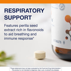 Perilla seed extract with rosmarinic acid and luteolin supporting respiratory health and immune balance
