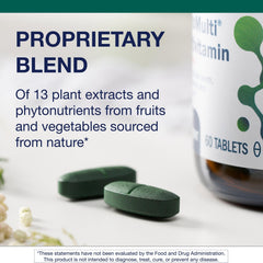 Metagenics PhytoMulti phytonutrient blend diagram inspired by Mediterranean diet