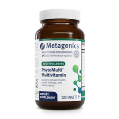 Metagenics PhytoMulti Without Iron tablets front view for daily immune support