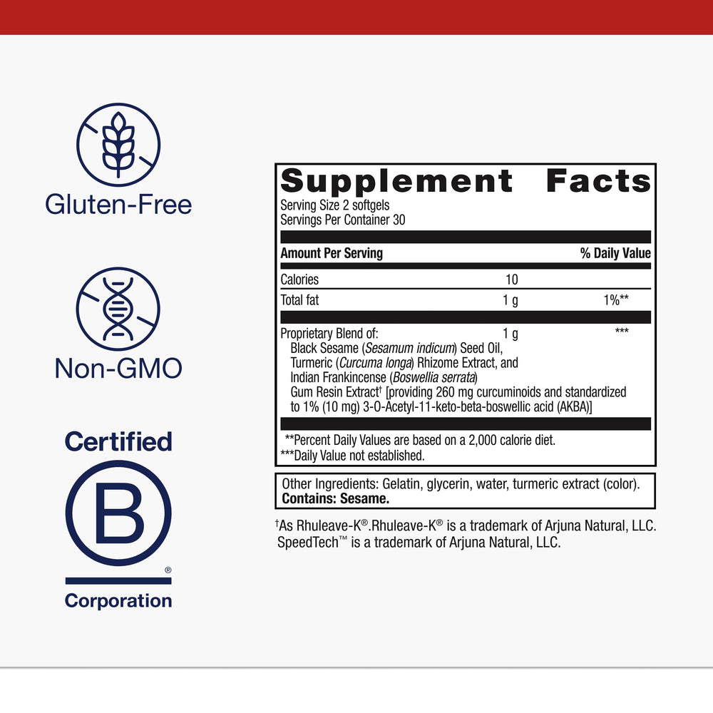 Metagenics Rapid Relief softgel close-up reveals turmeric-boswellia blend for herbal comfort