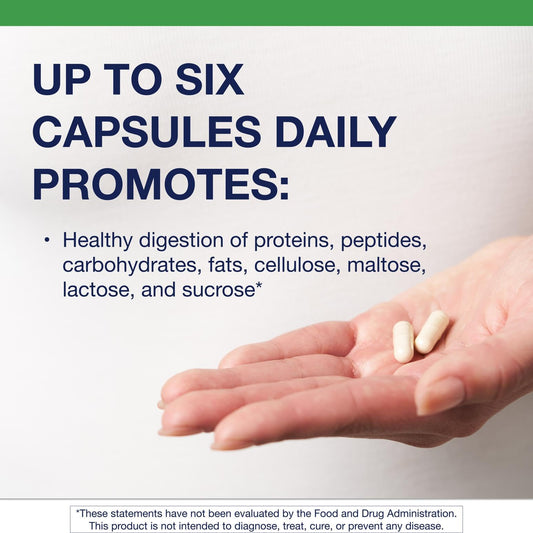 Metagenics SpectraZyme bottle front showing gluten-free vegan formula