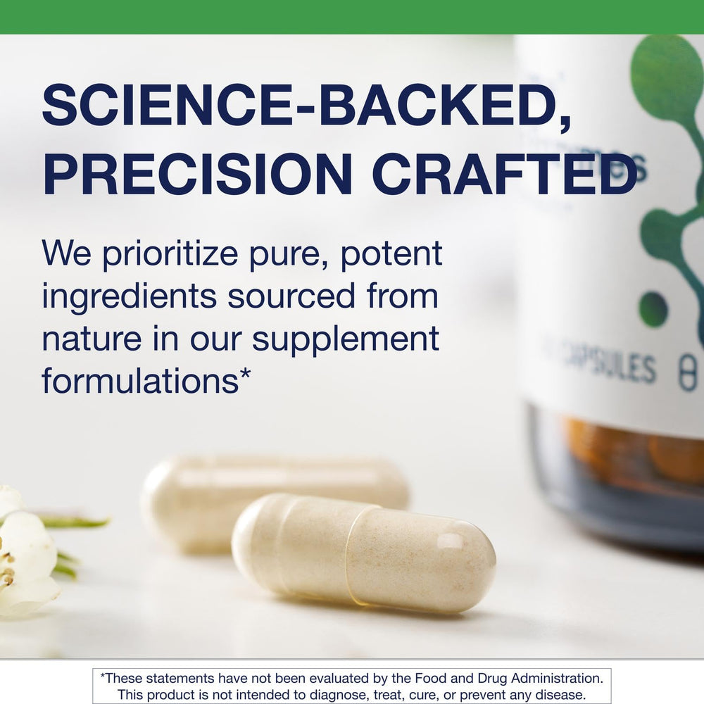 Metagenics SpectraZyme label communicates gluten-free vegan promise and clean ingredients