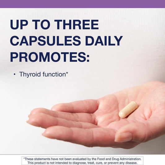Metagenics Thyrosol capsules close-up highlighting compact daily-use form.