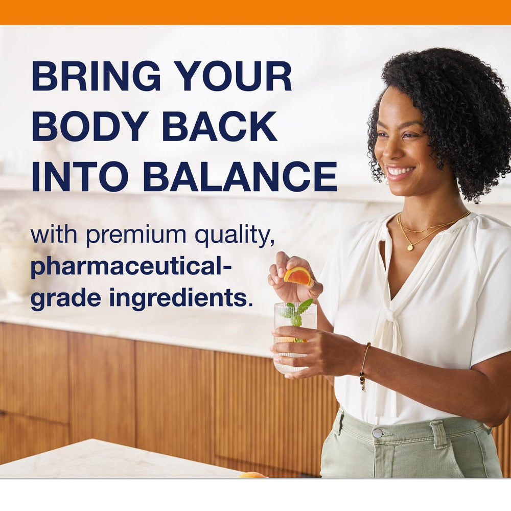 Tablets in hand illustrate portable daily immune support with Metagenics Ultra Potent-C 1000
