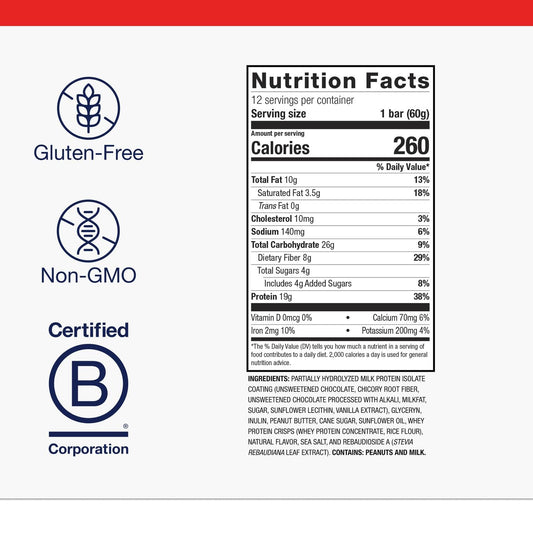 Metagenics Ultra Protein Bar Peanut Butter close-up reveals texture for a satisfying bite