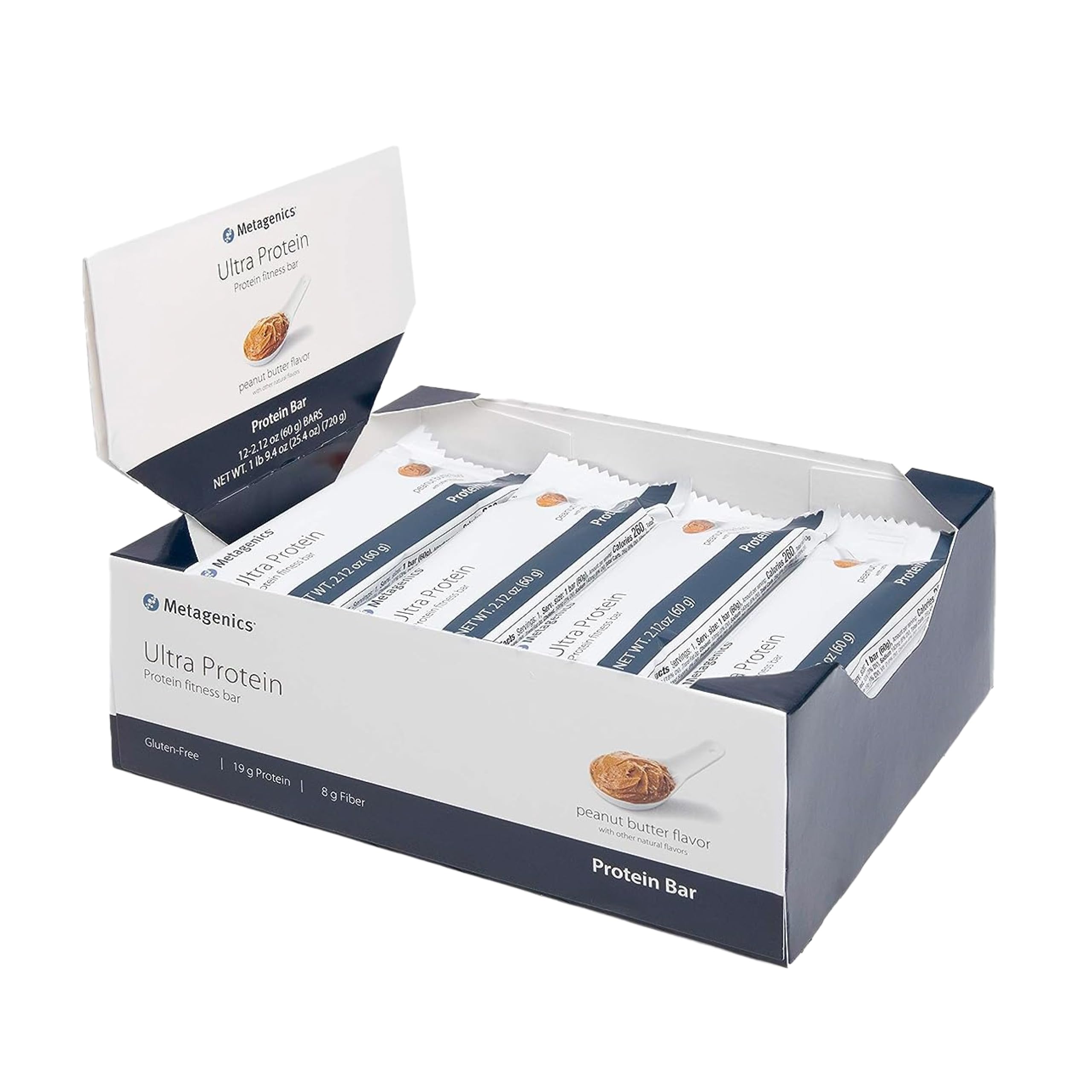 Metagenics Ultra Protein Bar Peanut Butter wrapper for on-the-go protein boost