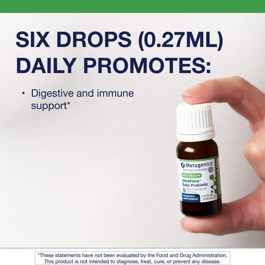 Metagenics UltraFlora Baby Probiotic 1B CFU per serving for growing kids