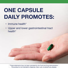 Metagenics Ultraflora Spectrum capsules closeup highlighting daily probiotic use.
