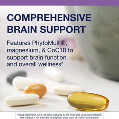 Metagenics DHA softgels close-up highlighting omega-3 support for memory-friendly wellness