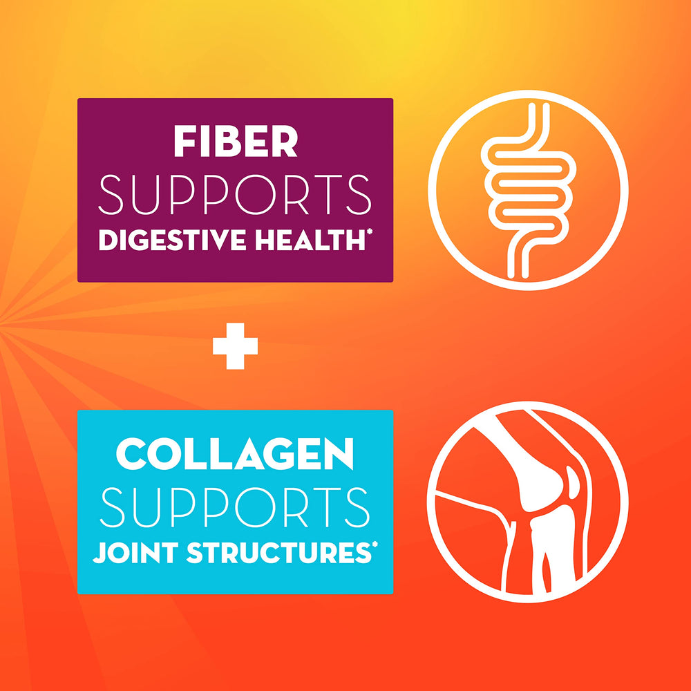 Metamucil daily fiber and collagen scoop shown for convenient mixing and measurement.