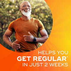 Metamucil digestive health and regularity represented with icons.