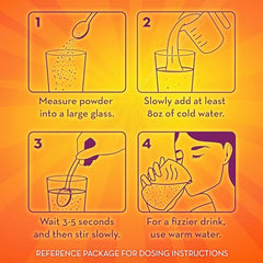 Sugar-free citrus flavor option for a fizzy fiber boost.