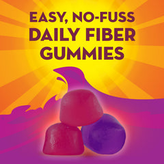Serving size visual showing 5g fiber per serving in Metamucil Gummies