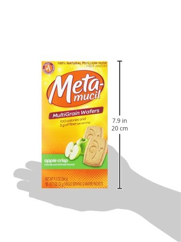 Metamucil Meta Apple Crisp ingredients list on the box.
