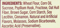 Metamucil Meta Apple Crisp wafers closeup highlighting crisp texture and flavor.