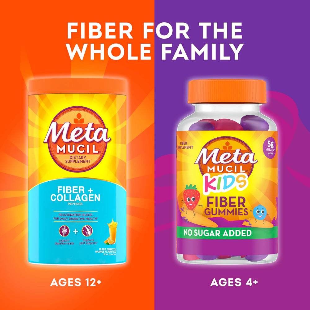 Metamucil rejuvenation blend packaging showcases product identity and purpose.