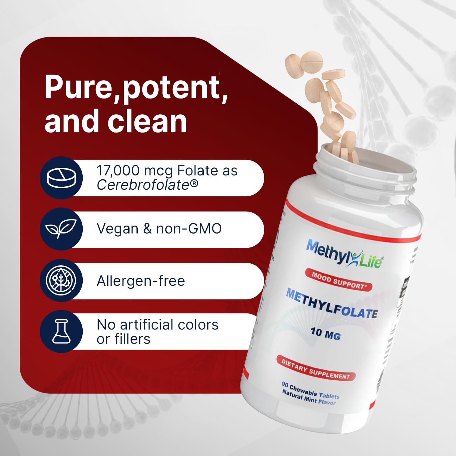Methyl-Life made in the USA with third-party purity testing.