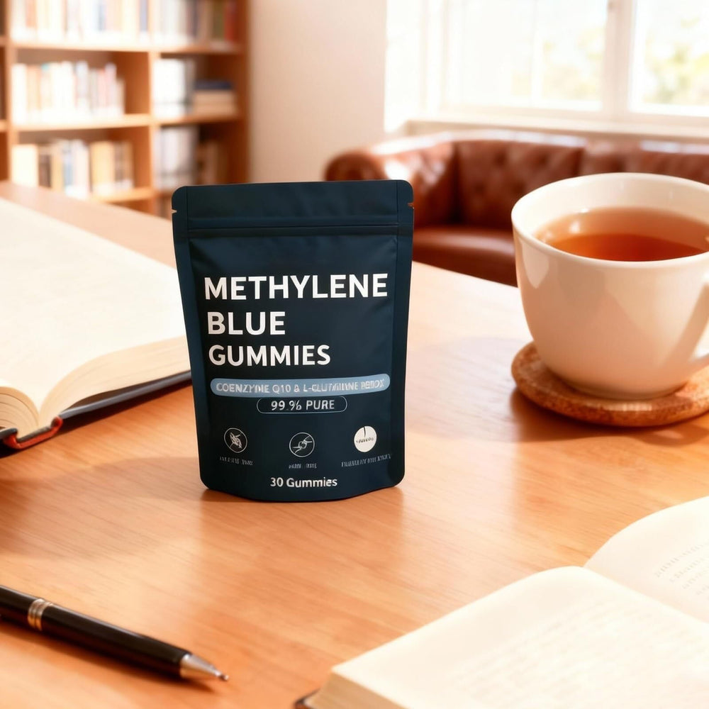 Methylene Blue Gummies portable pack ready for on-the-go energy