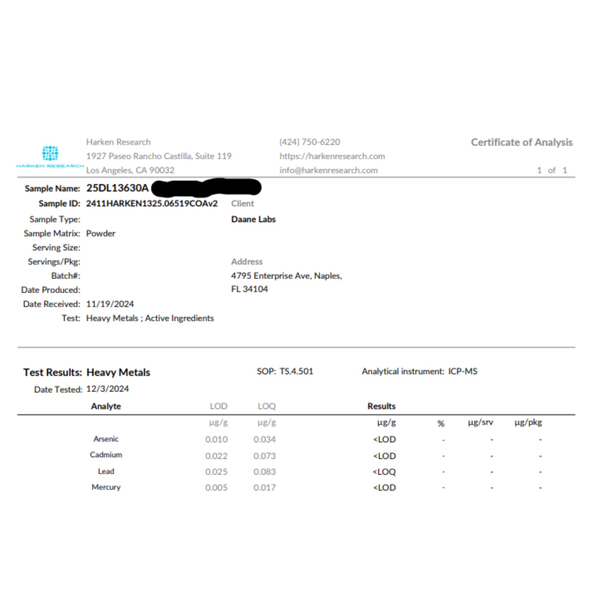 Product testing ensures no heavy metals in methylene blue tablets