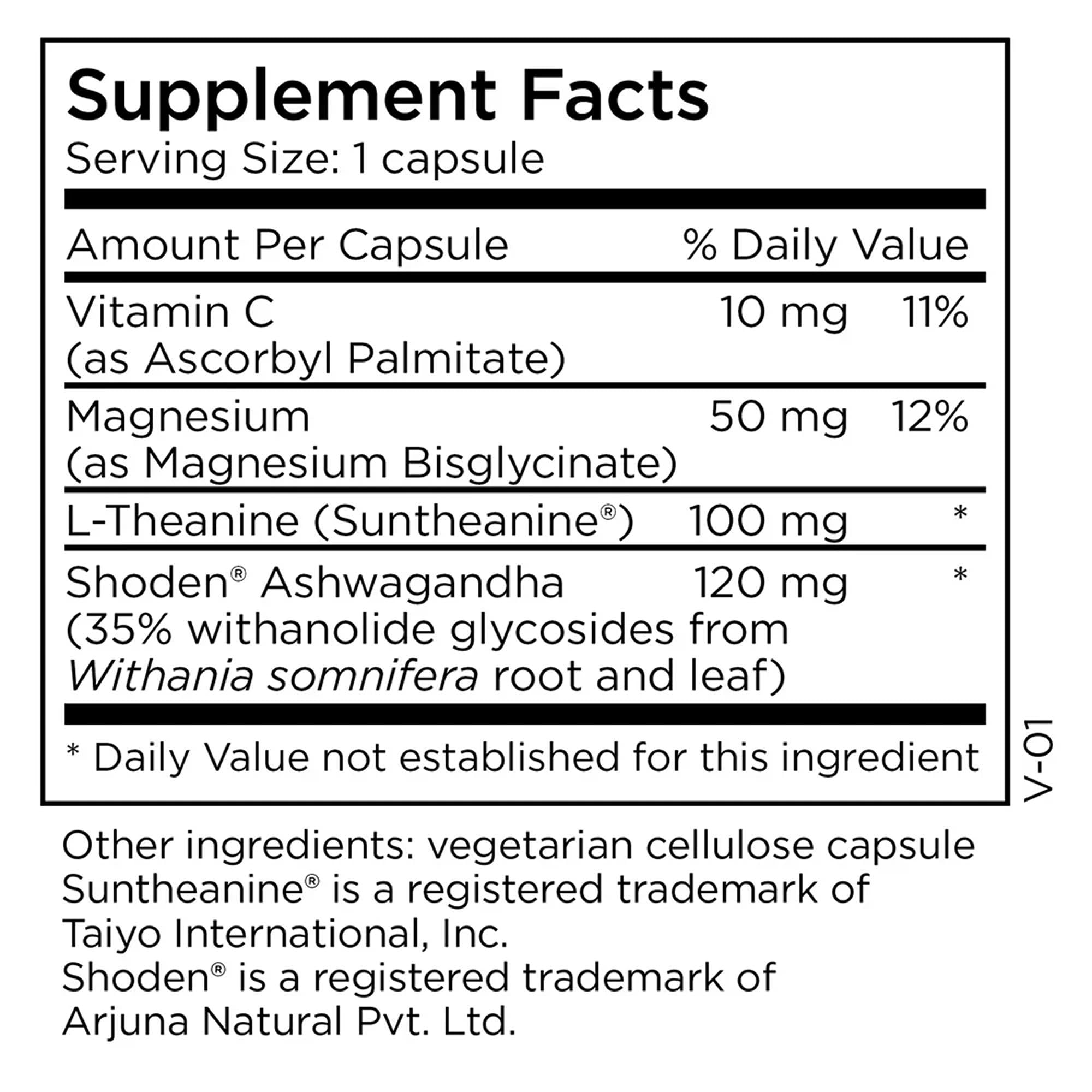 Closeup of MethylPro Ashwagandha Complex capsules showing easy daily use.