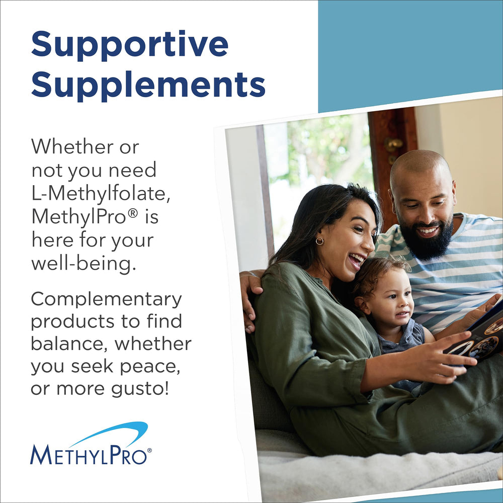 MethylPro B Complex daily-dose image emphasizes easy capsule regimen for ongoing vitality.