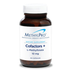 MethylPro Cofactors with L-Methylfolate active folate 10 mg supports methylation and mood balance.