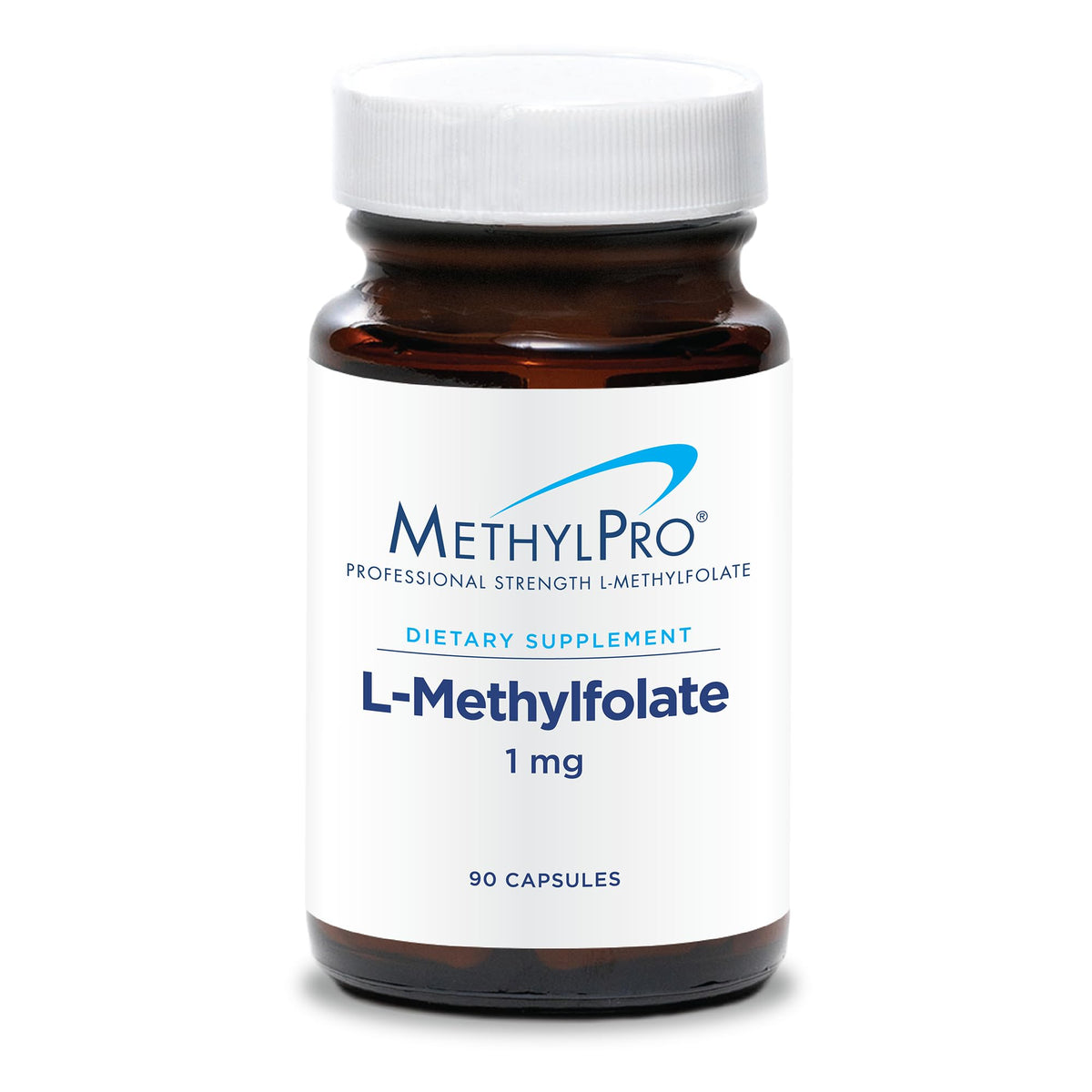 MethylPro L-Methylfolate 1 mg bottle highlighting active folate support for mood and focus