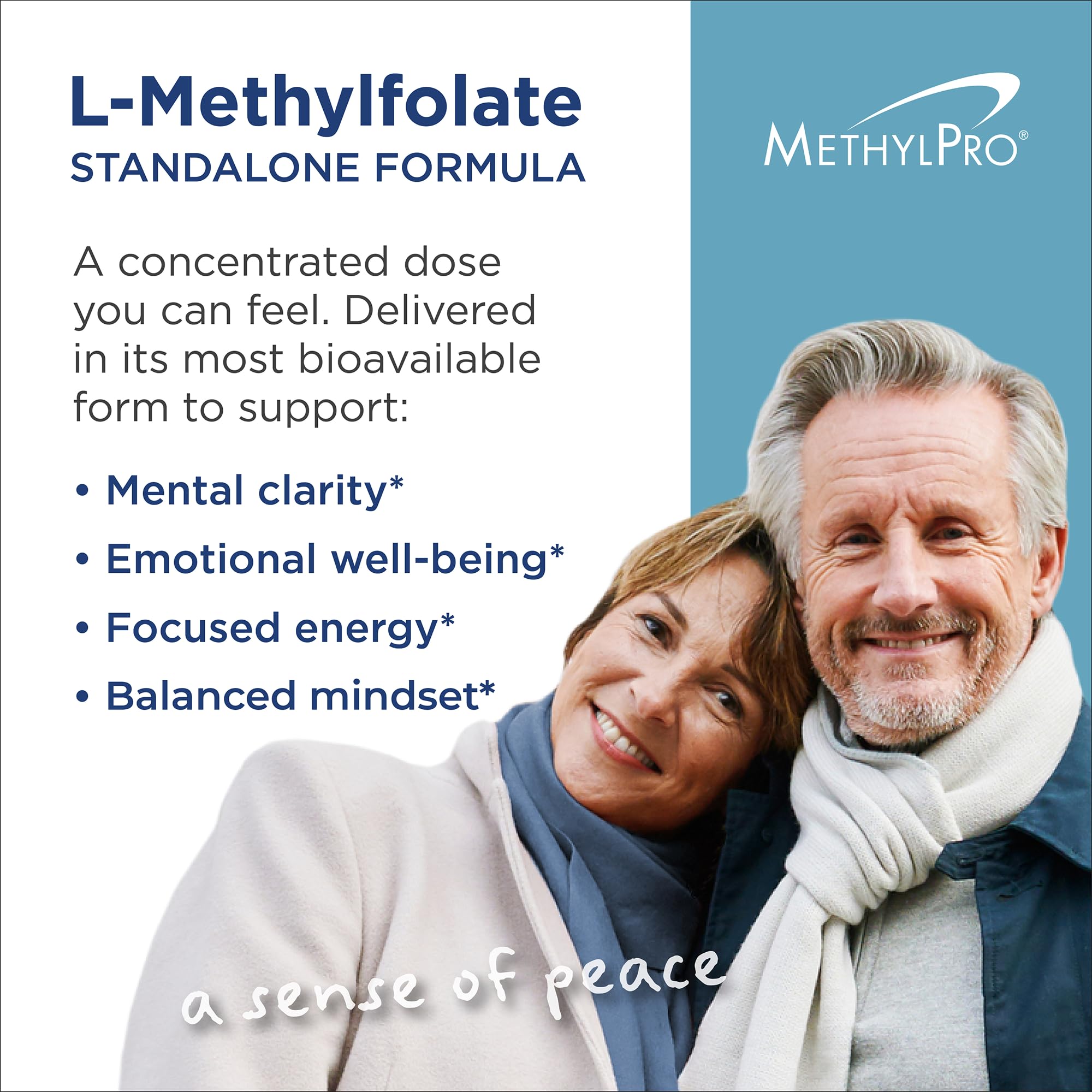 MethylPro L-Methylfolate capsules demonstrating convenient daily supplementation for mood-support considerations.