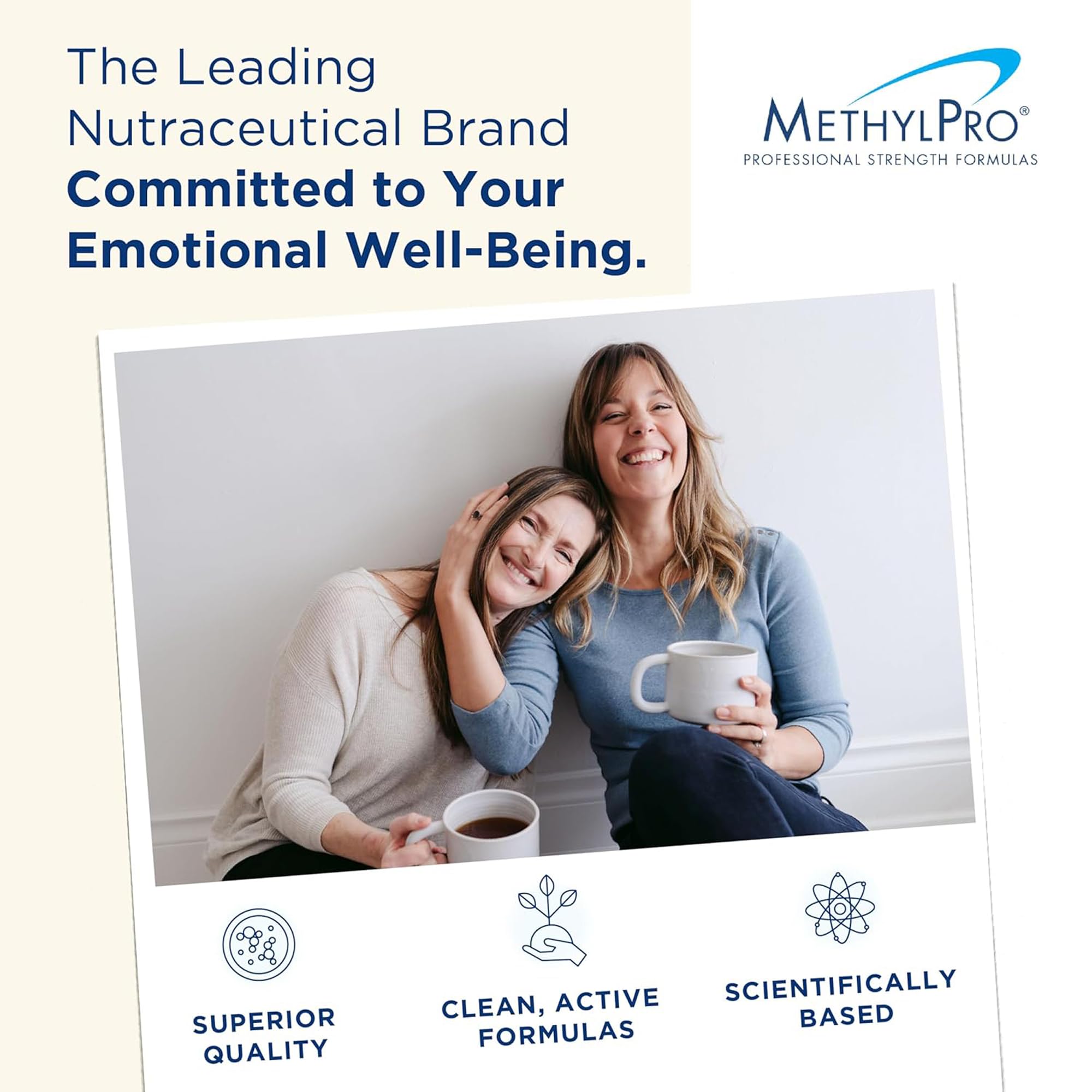 MethylPro L-Theanine 200mg bottle pouring capsules for easy daily use