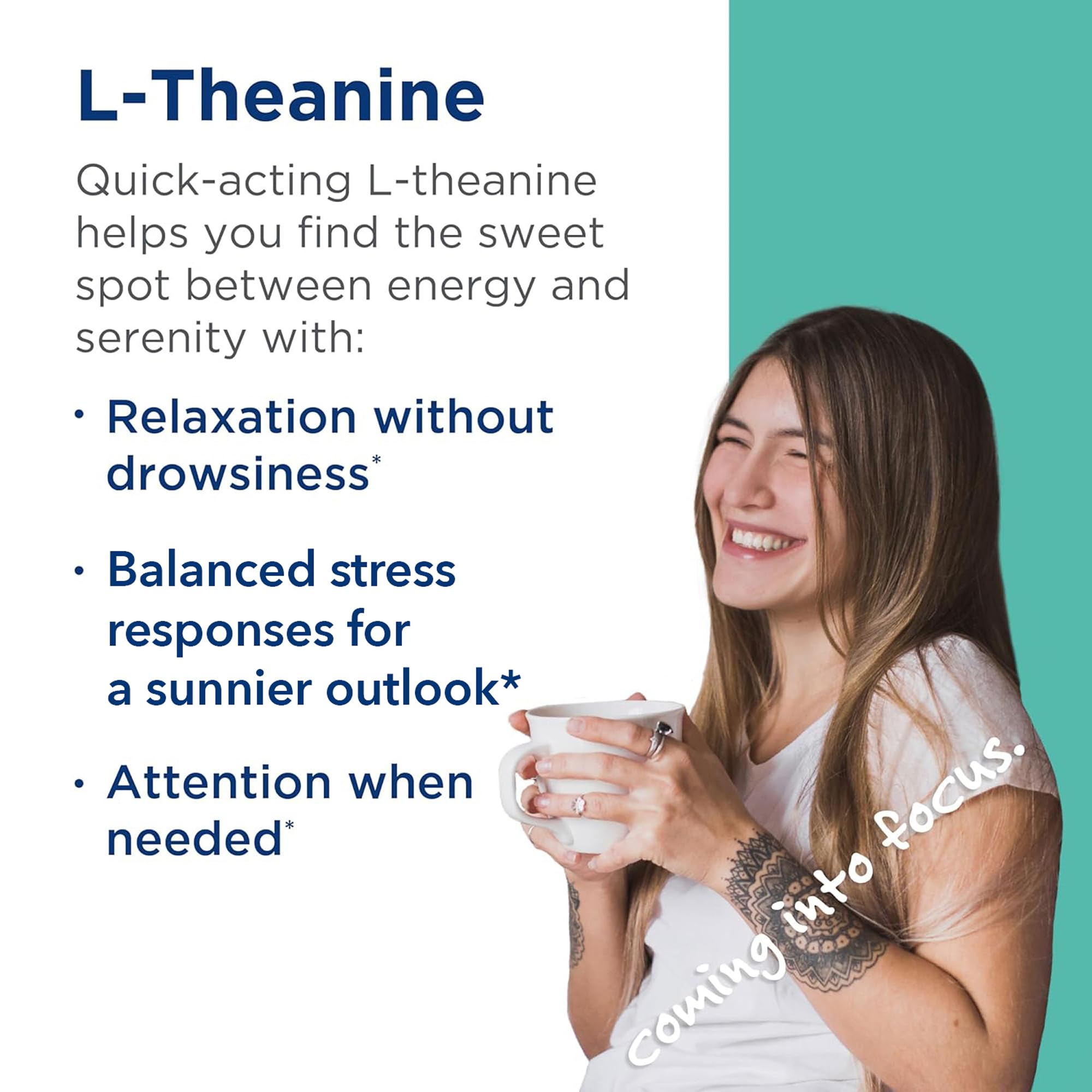 MethylPro L-Theanine 200mg label showing purity and trusted quality