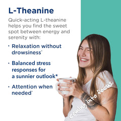 MethylPro L-Theanine 200mg label showing purity and trusted quality