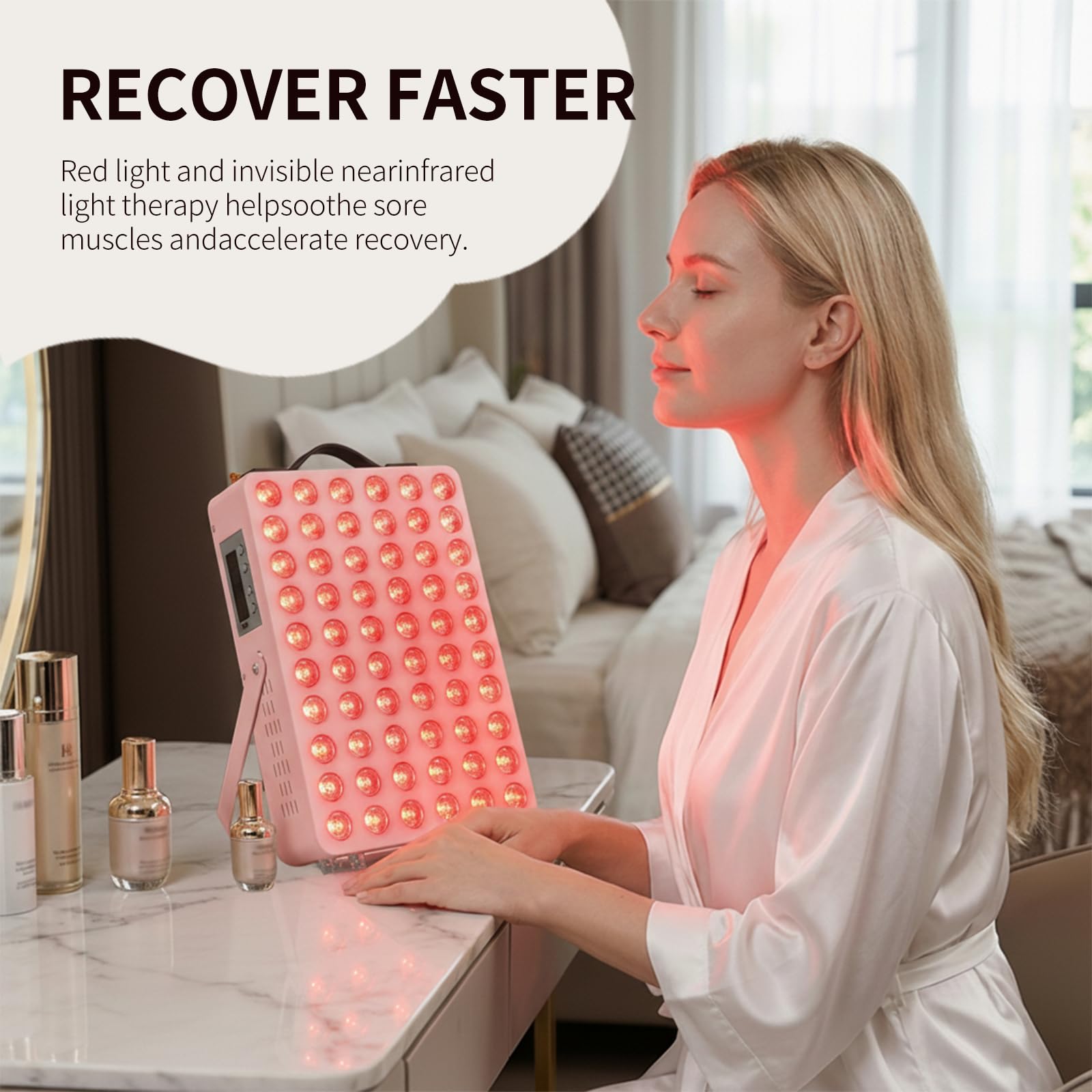 METIKO home therapy setup suitable for body, skin and sleep routines