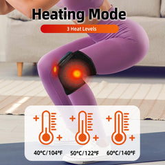 METIKO knee wrap vibrating massage in action for muscle relaxation