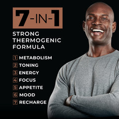 METISNutrition Pyro Stim 7 day-use capsules next to a glass of water