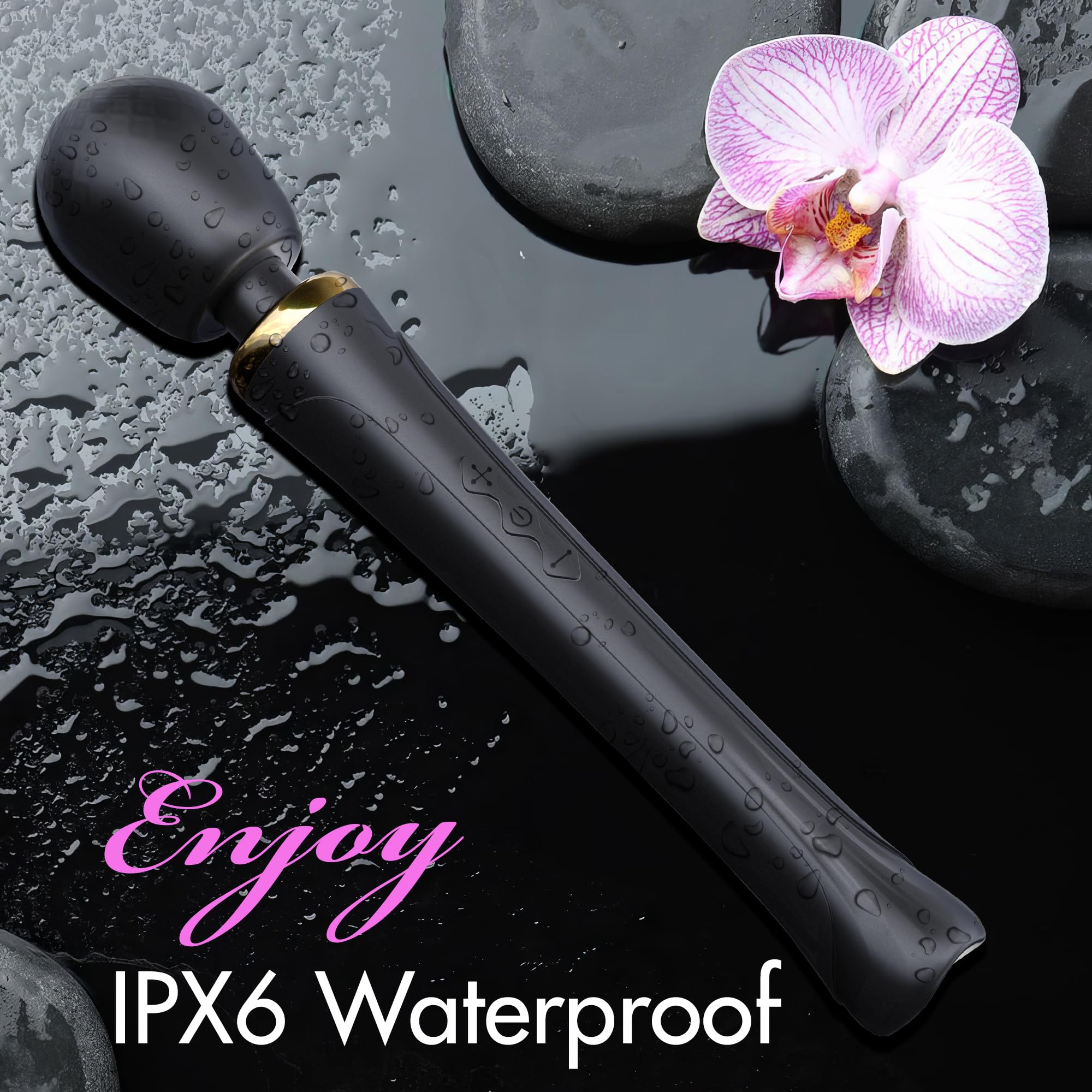 Metooka device with 8 speeds and 20 patterns for customizable massage sessions